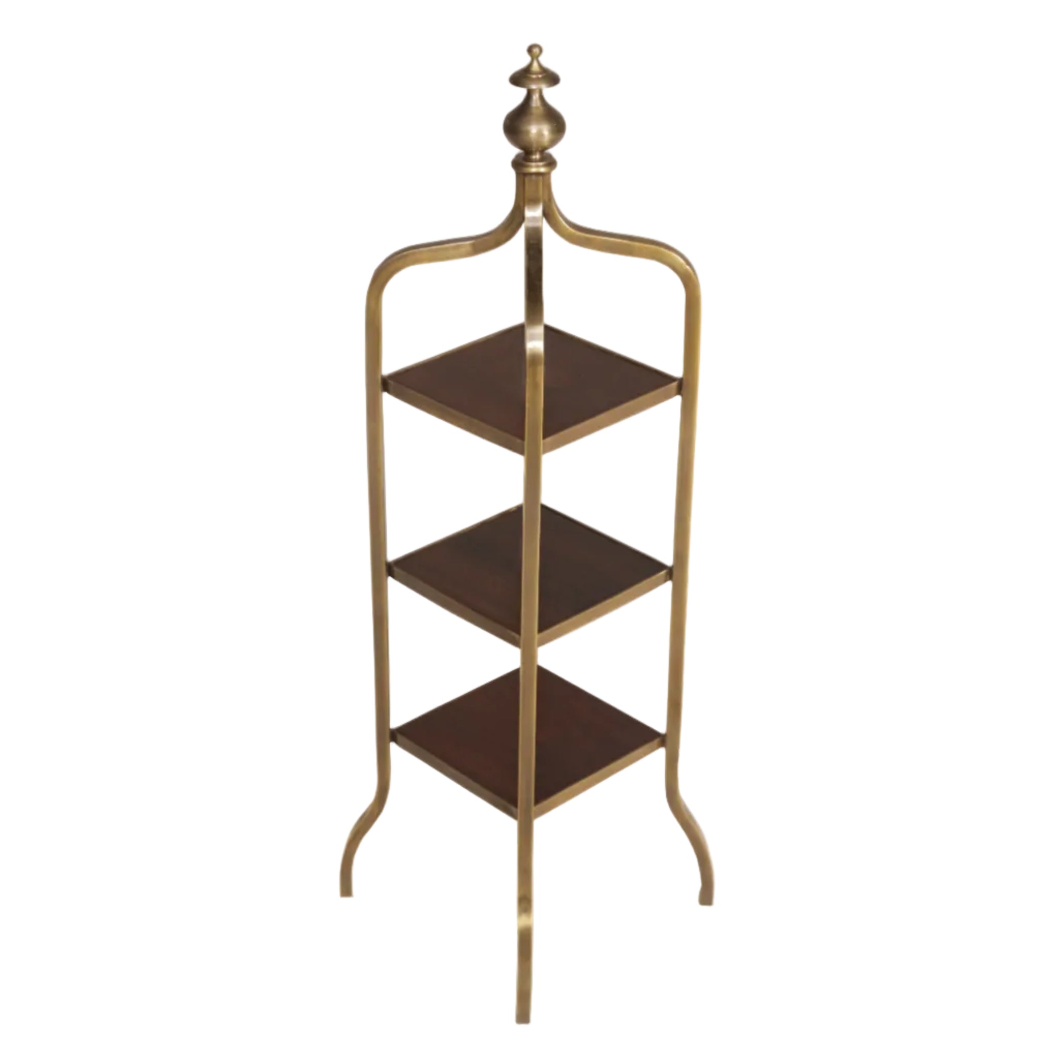 Skeete Brass Etagere