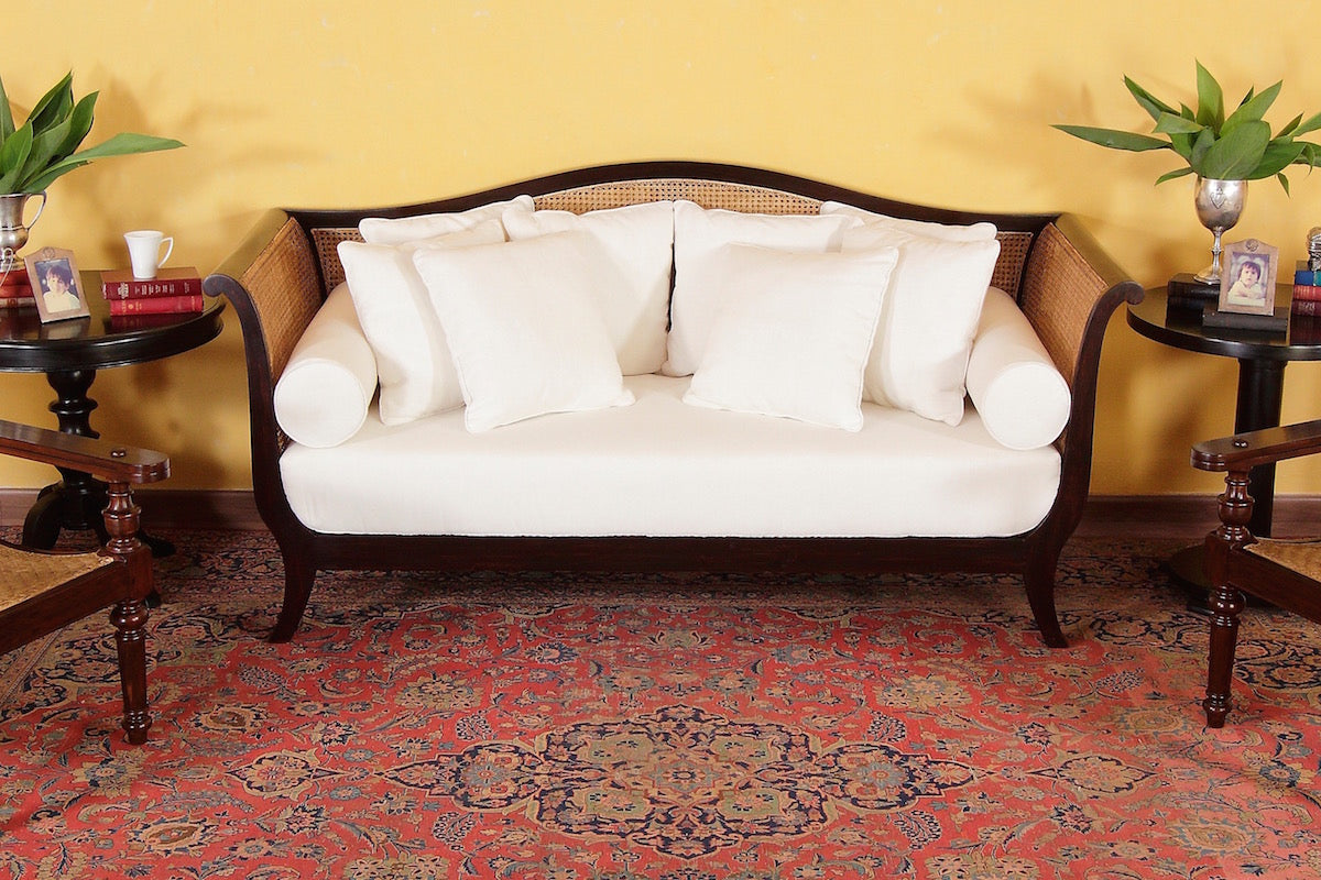 Duff Caned Sofa