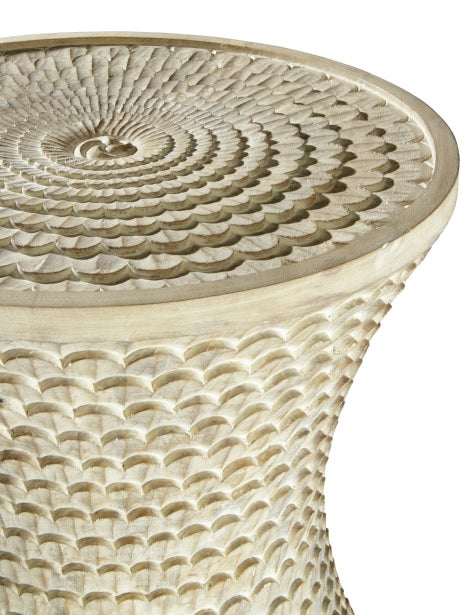Harford Fish Scale Bedside Table