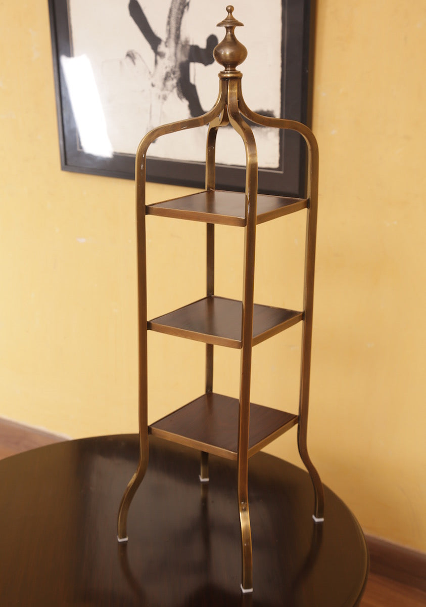 Skeete Brass Etagere