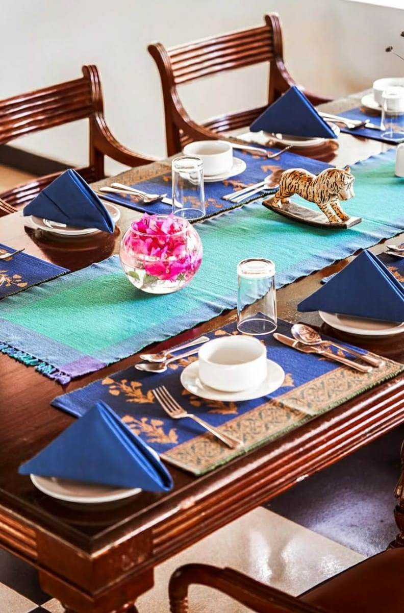 Campaign Furniture for the Indian Wilderness at Meru Vann Safari Lodge at Kanha National Park, Madhya Pradesh