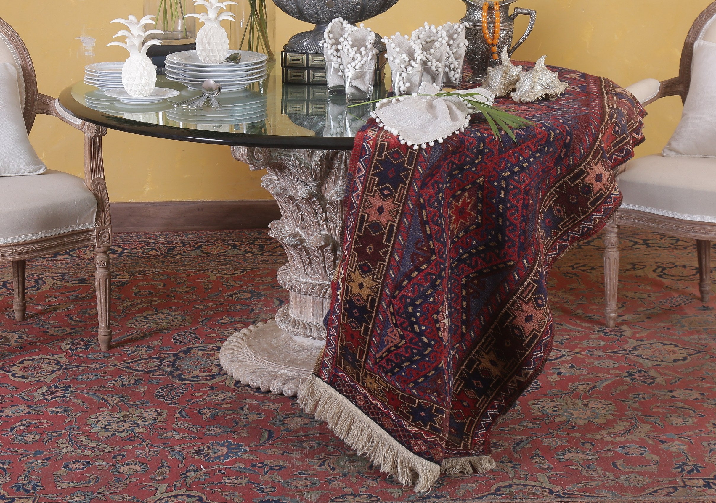 Cathedral Antique Corinthian Table Base