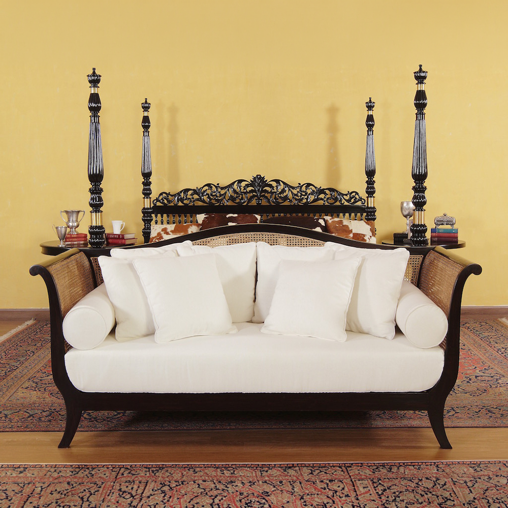 Duff Caned Sofa