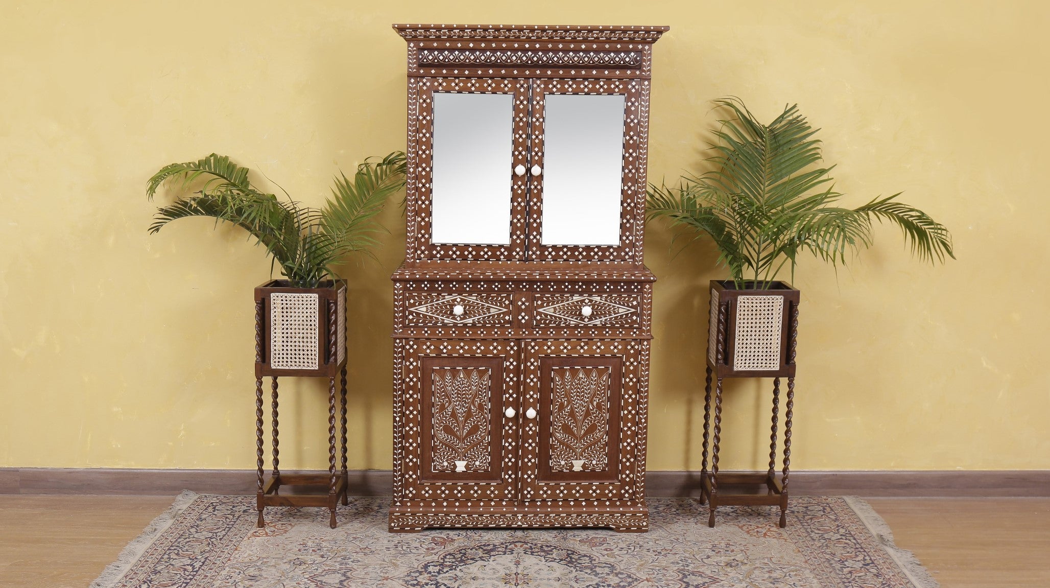 Dotin Inlaid Cabinet