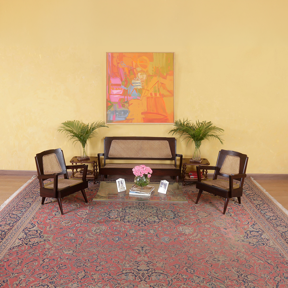 Clarice Rosewood Sofa Set
