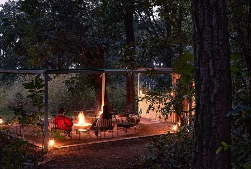 Campaign Furniture for the Indian Wilderness at Meru Vann Safari Lodge at Kanha National Park, Madhya Pradesh
