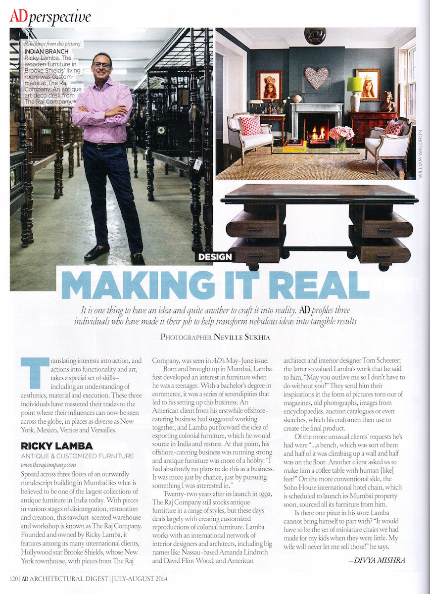 Architectural Digest India July-August '14