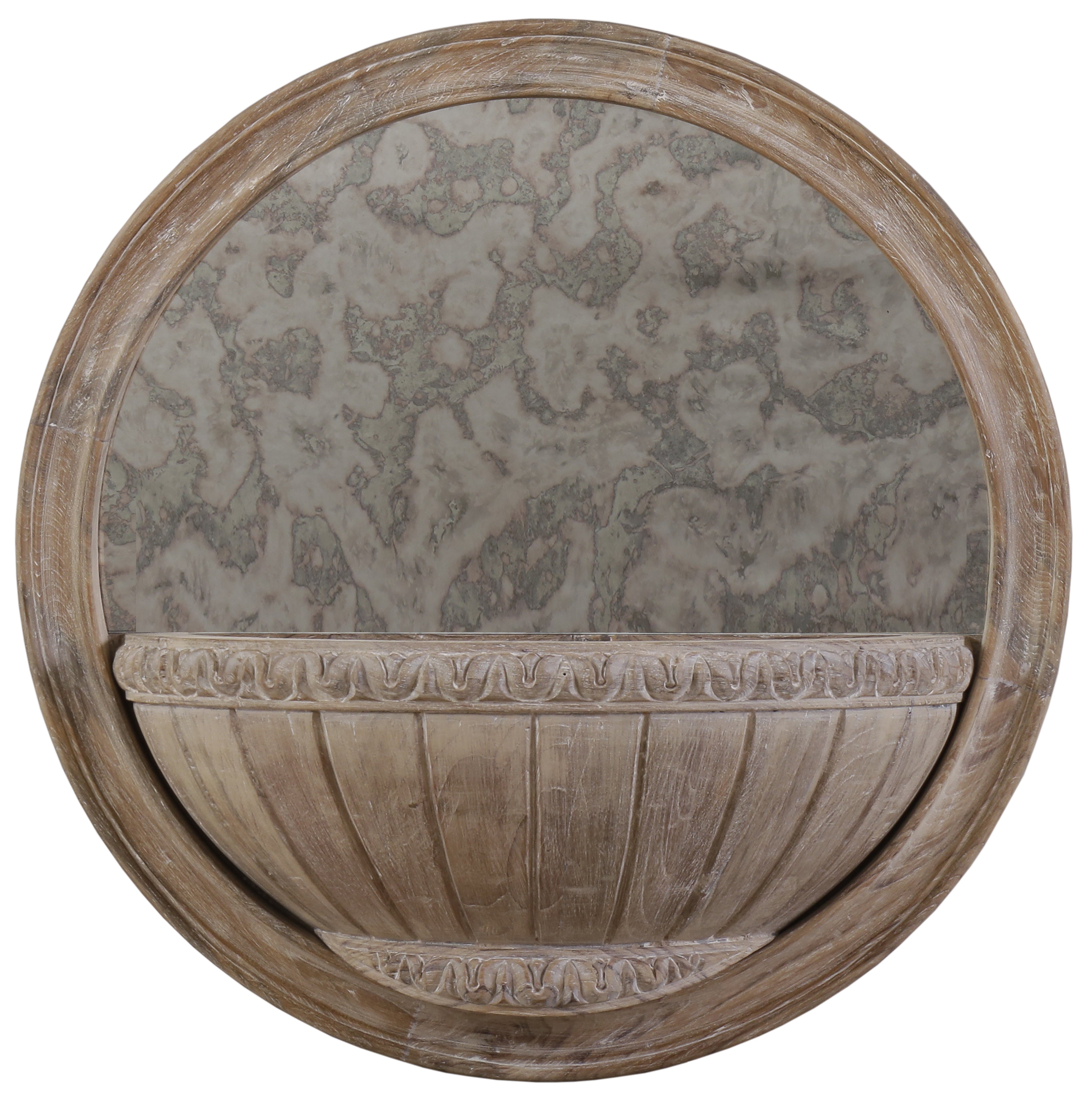 Voss Round Mirrored Planter