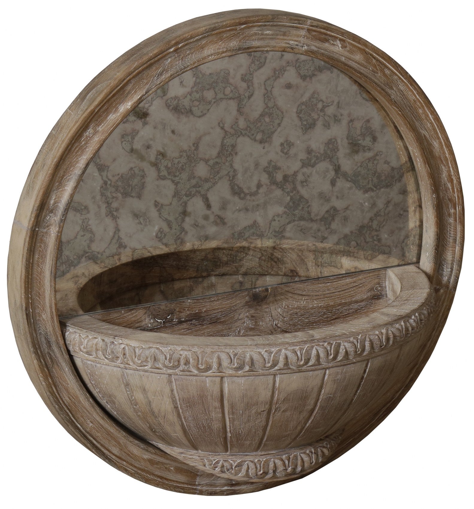 Voss Round Mirrored Planter