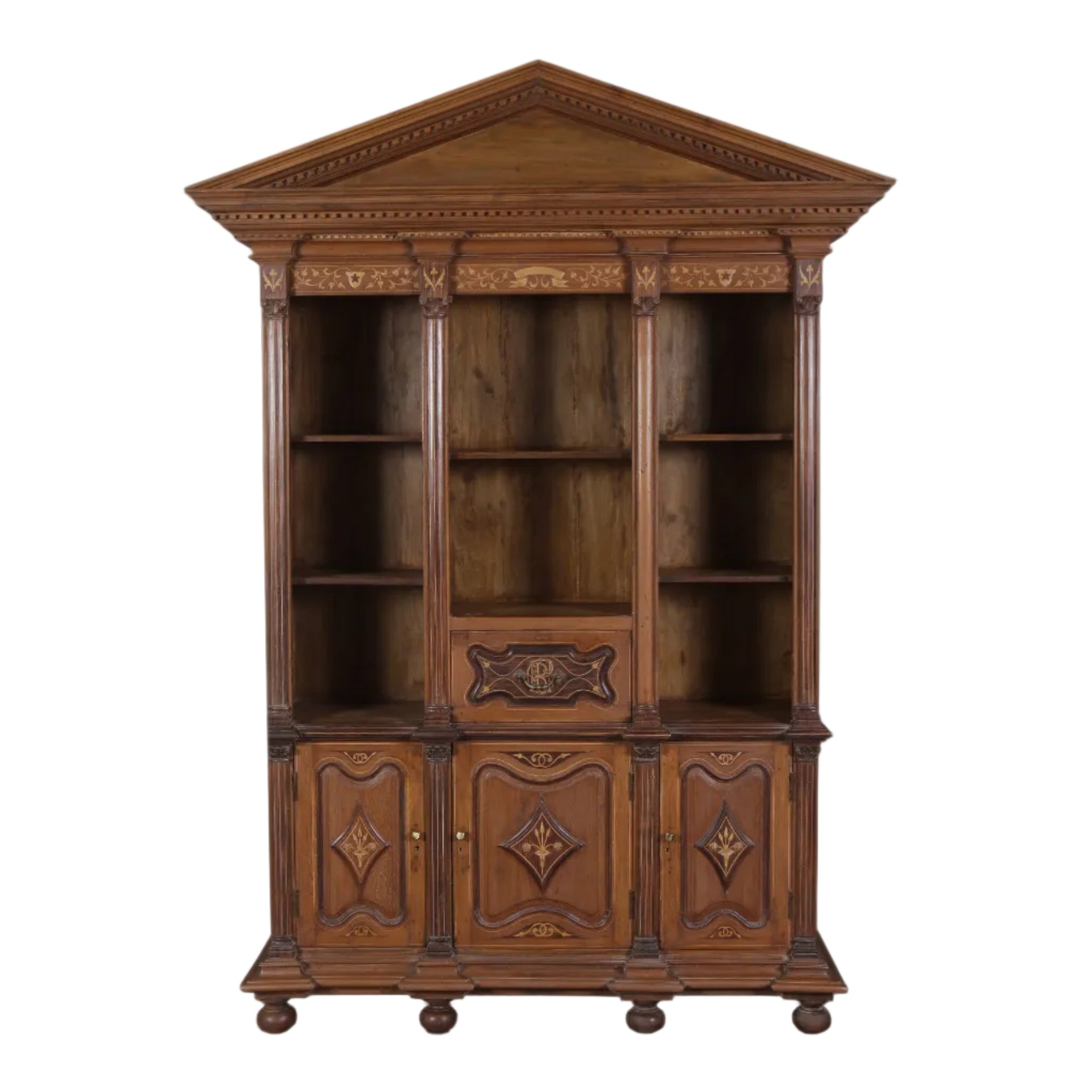 Saldana Antique Inlaid Cabinet