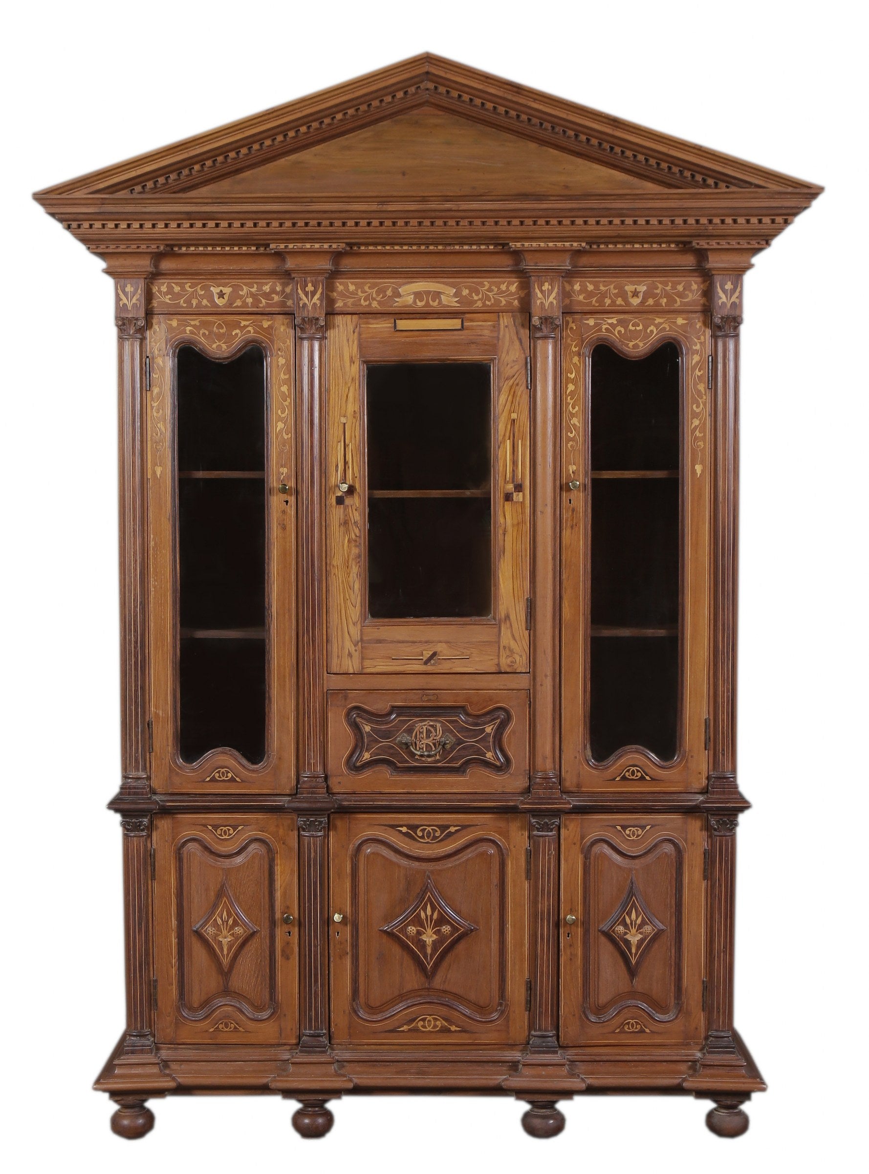 Saldana Antique Inlaid Cabinet