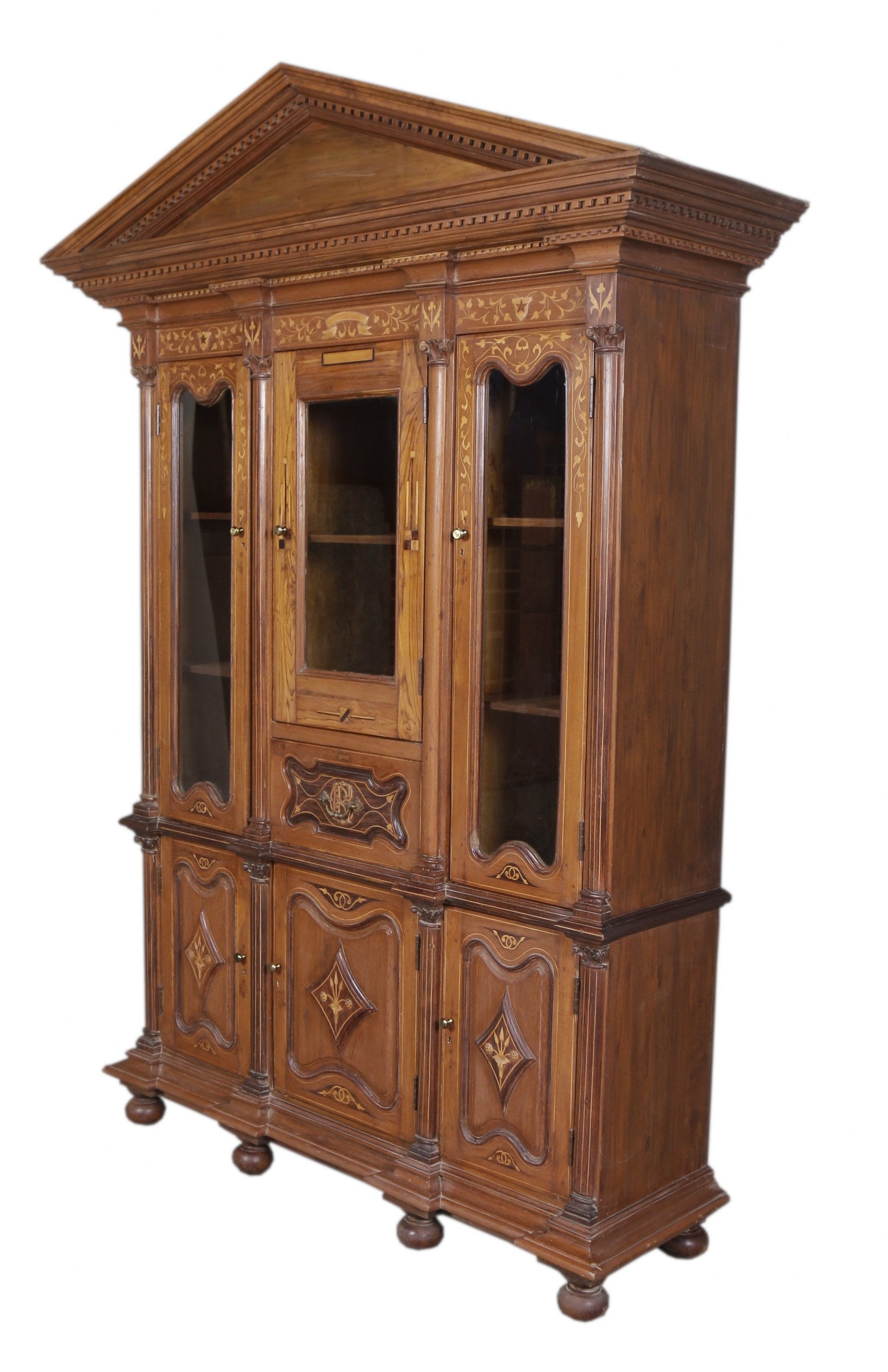 Saldana Antique Inlaid Cabinet