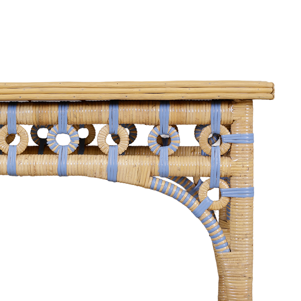 Callista Rattan Console Table