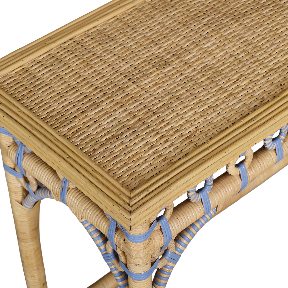 Callista Rattan Console Table