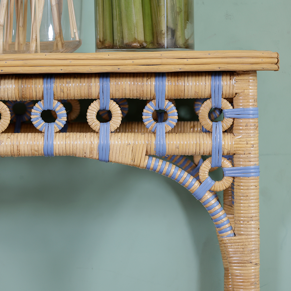 Callista Rattan Console Table