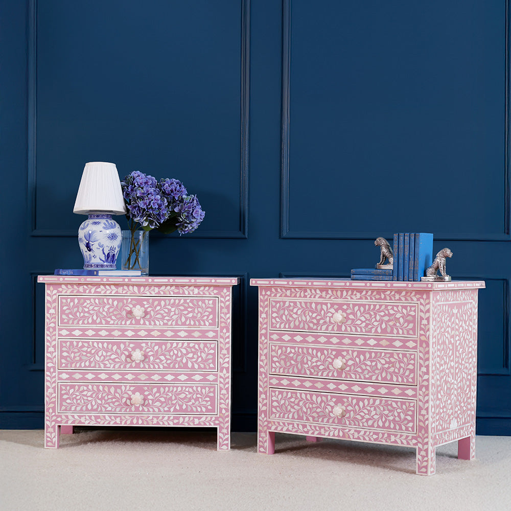 Olympia Inlaid Bedside Table