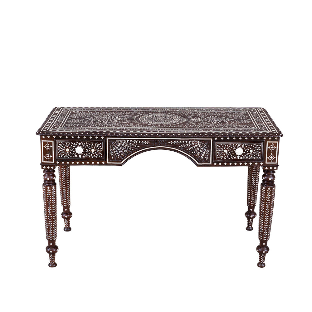 Georgia Bone Inlay Antique Desk