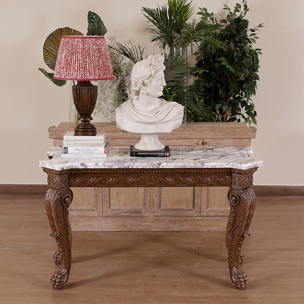 Ralia Marble Top Console Table