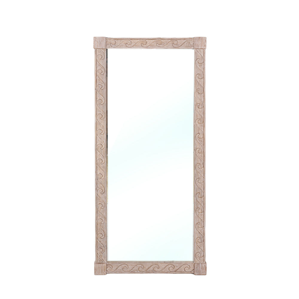 Zegler Wave Motif Mirror Frame