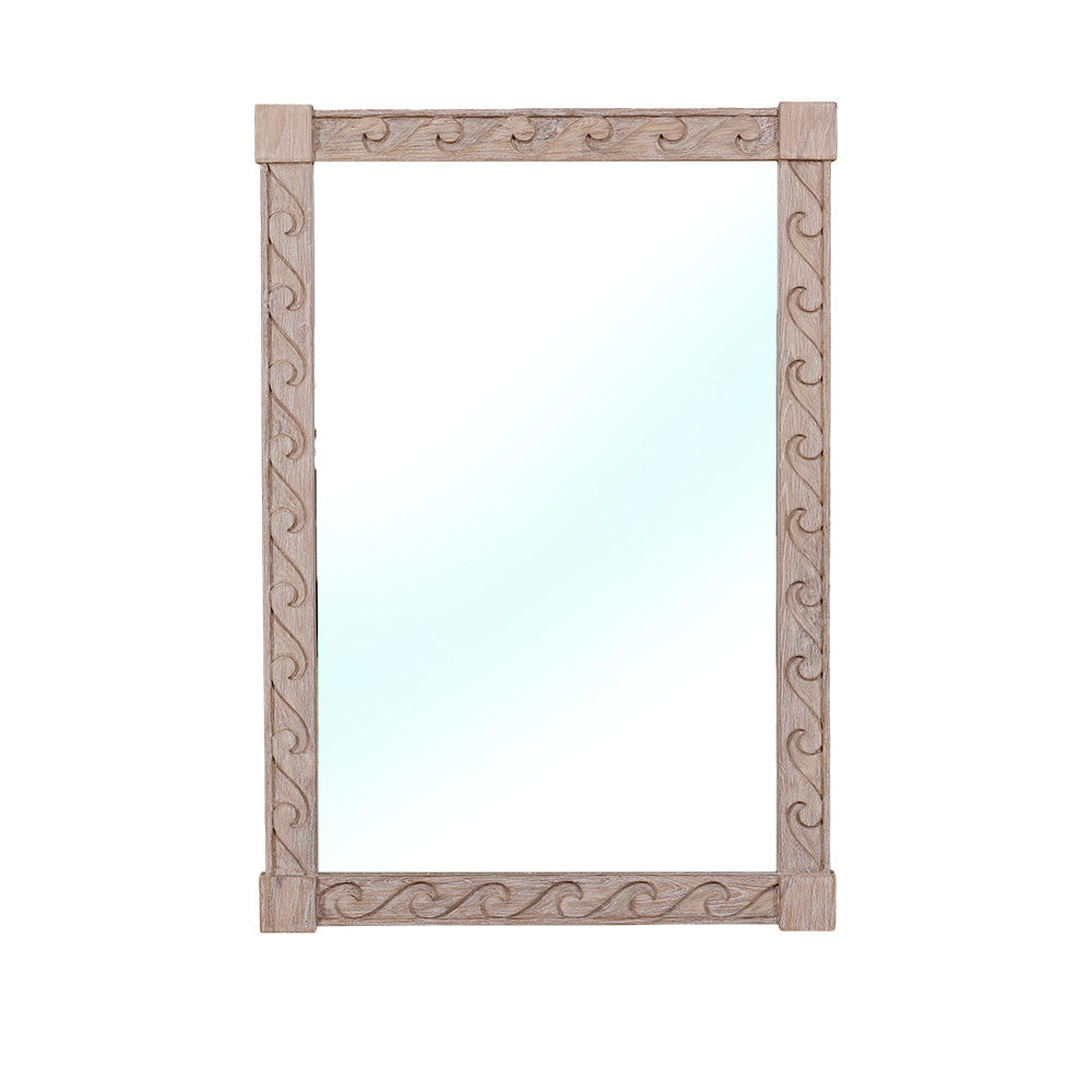 Zegler Wave Motif Mirror Frame