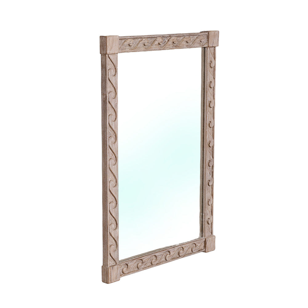 Zegler Wave Motif Mirror Frame