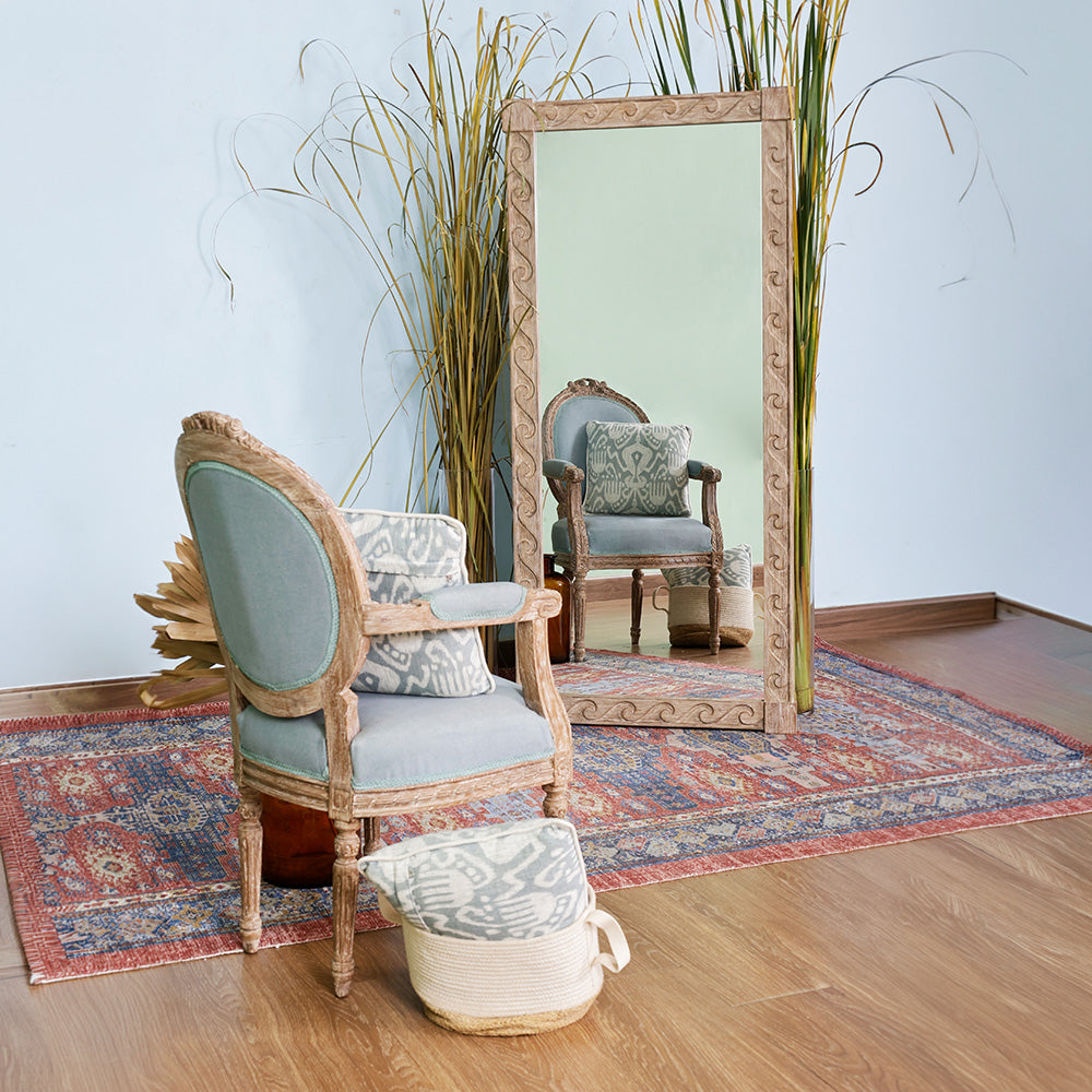 Zegler Wave Motif Mirror Frame