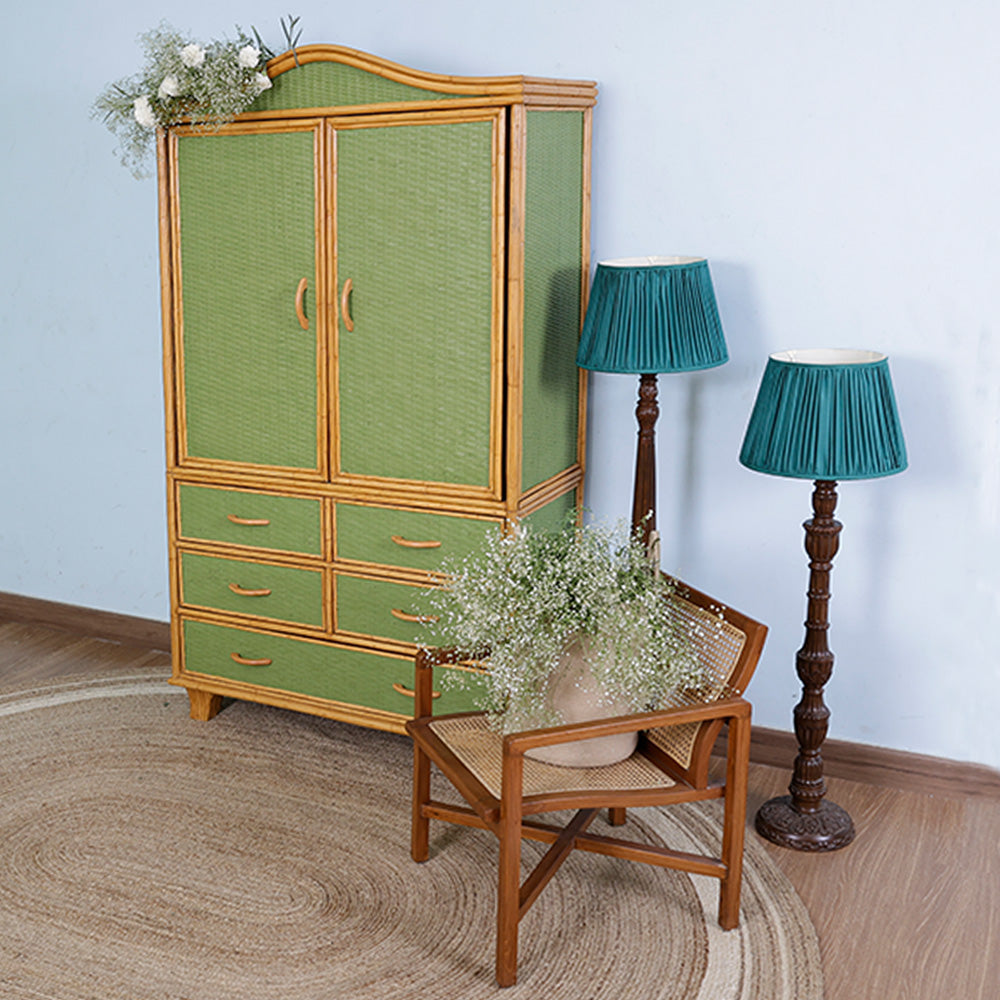 Poplin Rattan Wardrobe