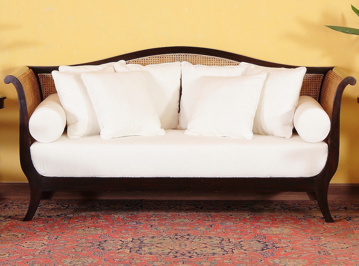 Duff Caned Sofa