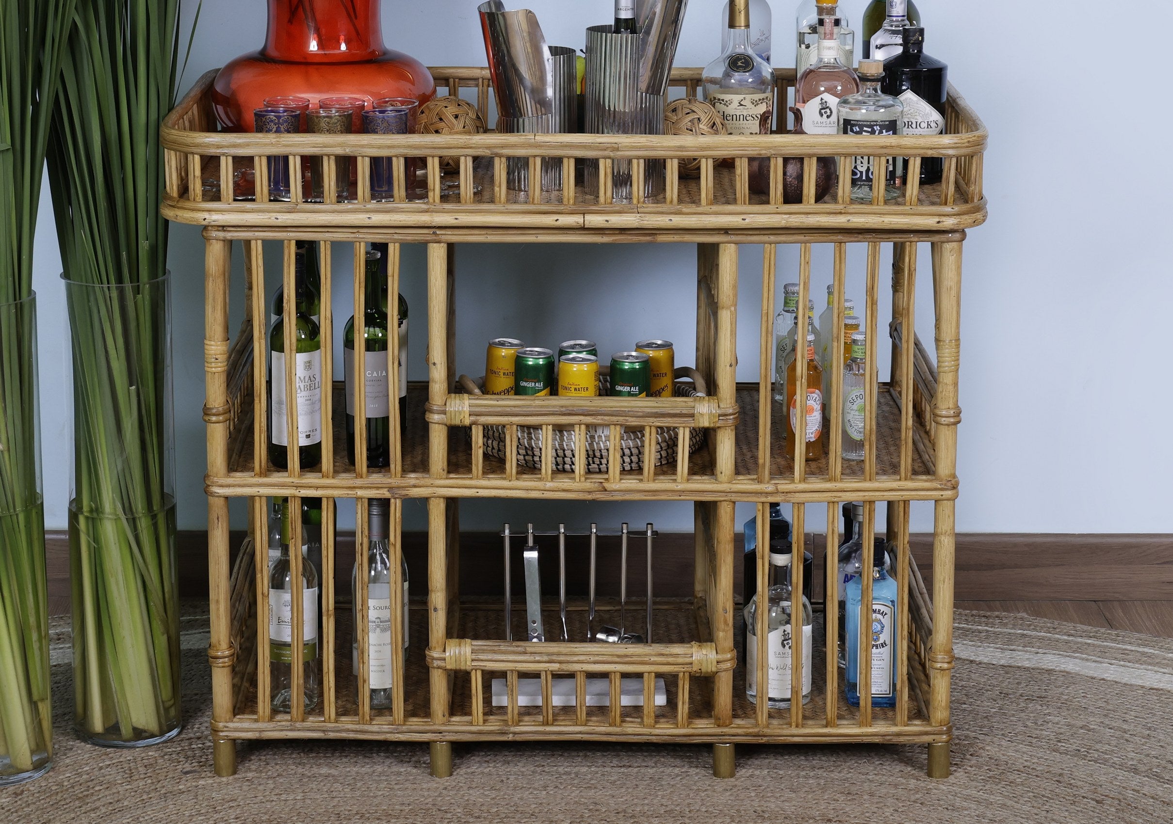 Rurie Rattan Bar