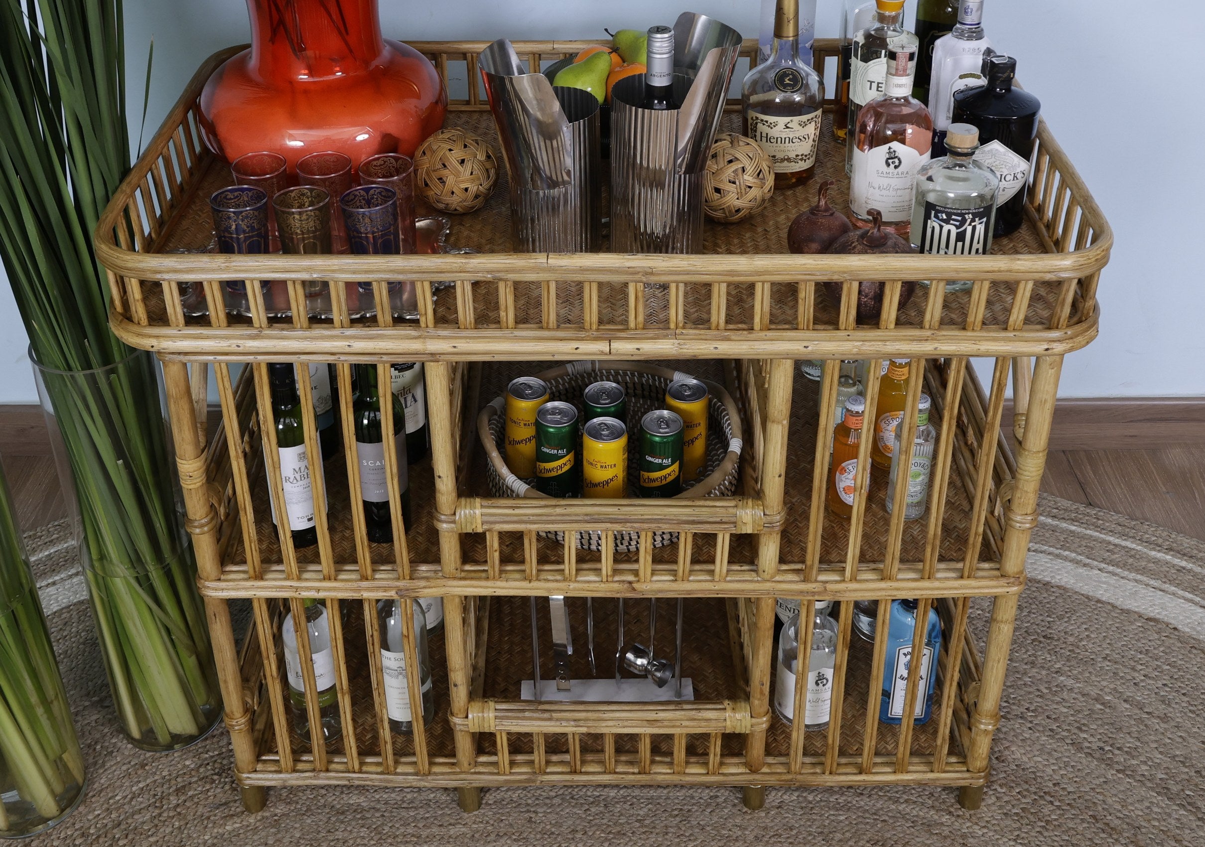 Rurie Rattan Bar
