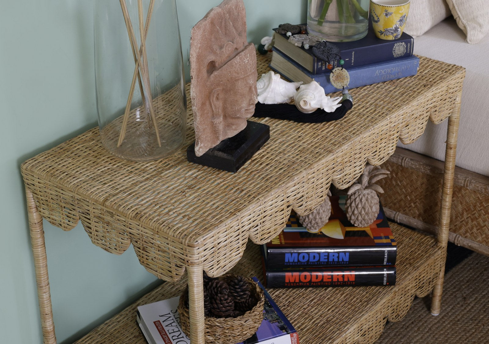 Somerset Rattan Bedside Table
